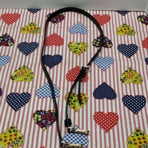 Michael Kors Blk Strap 5 Eyelets Adjustable 45"-48-1/2" Long x 3/4" Wide #MKR-1A